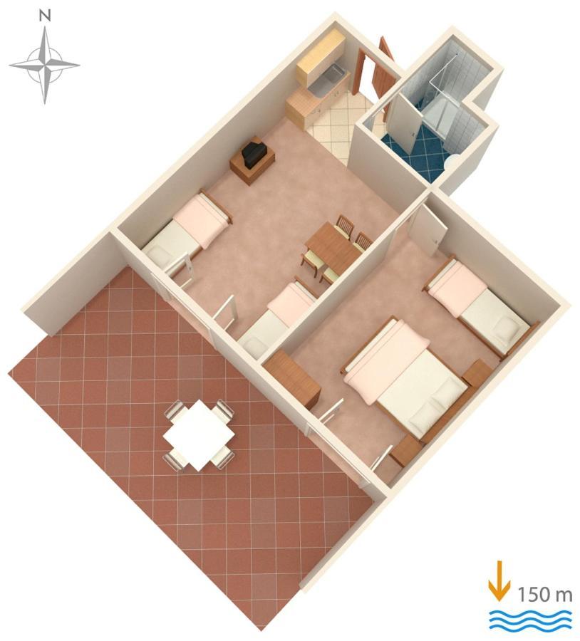 Apartment Lokva Rogoznica 6005A 외부 사진